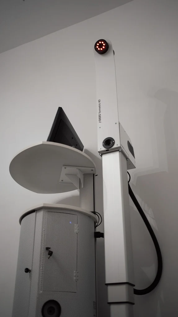 Esempio di referto Formetric 4D - scansione 3D della colonna