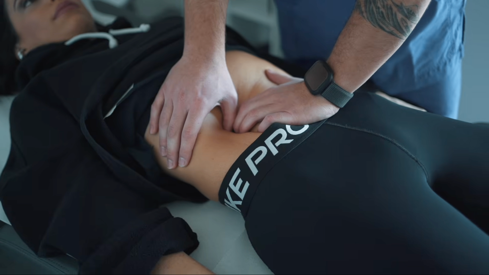 Trattamento di osteopatia viscerale in studio